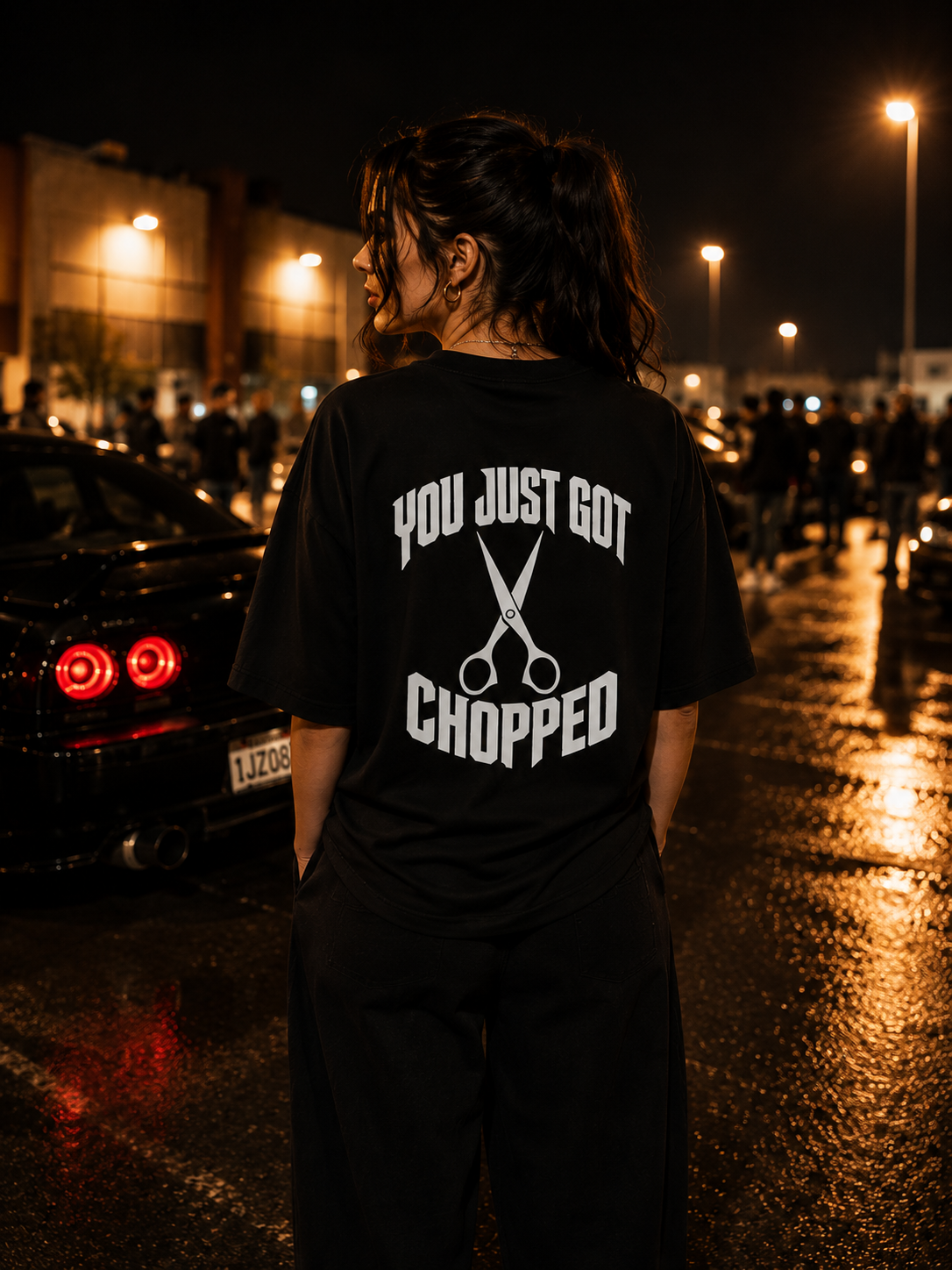 Oversized Tee — 'You Just got Chopped'