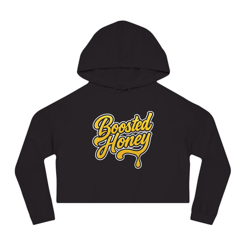 Boosted Honey Cropped Hoodie — 'I'd Rather Be Sideways' Racing Crop Top