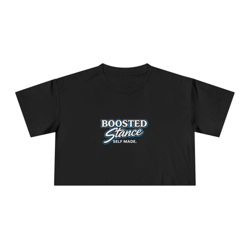 Boosted Stance Crop Tee - Turbo Blue
