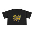 Crop Tee — 'Boosted Honey' - Gold