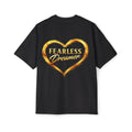 Oversized Tee — Fearless Dreamer - Gold