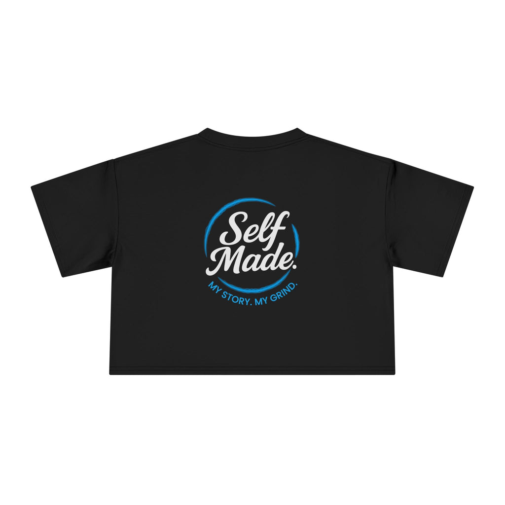 Crop Tee — "Self Made"