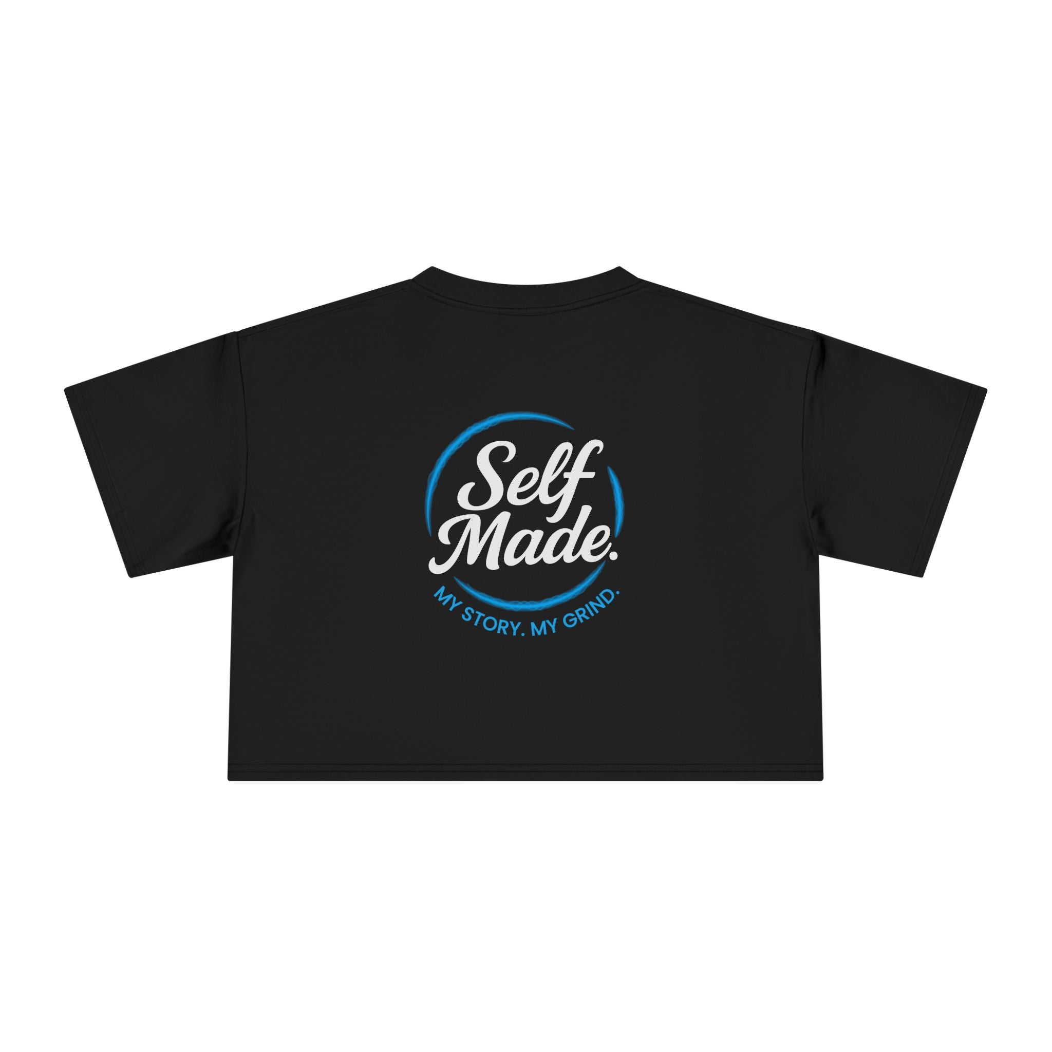 Crop Tee — "Self Made"